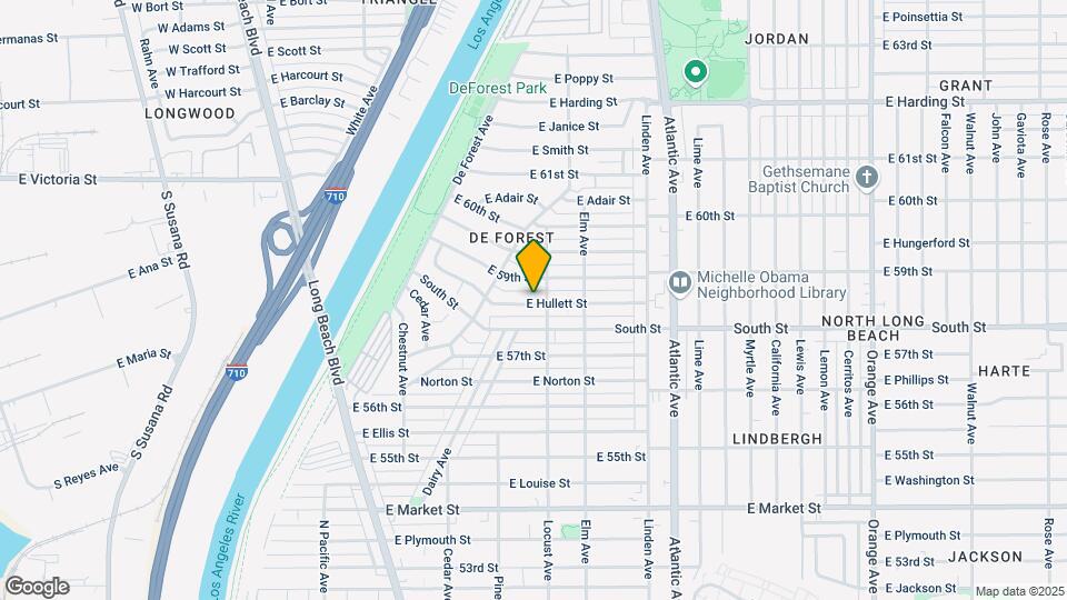 247 E Hullett St Map and Location Details