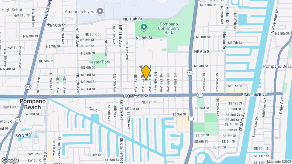 1404 NE 2nd St Map and Location Details