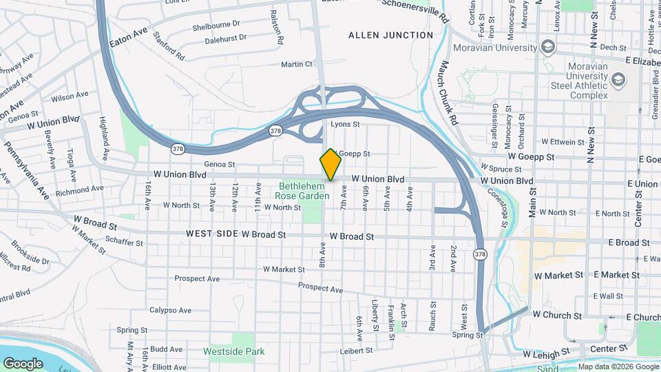 734 8th Ave Map and Location Details