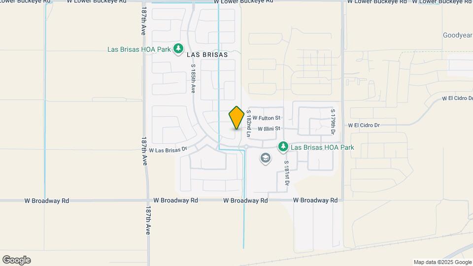 3865 S 183rd Dr Map and Location Details