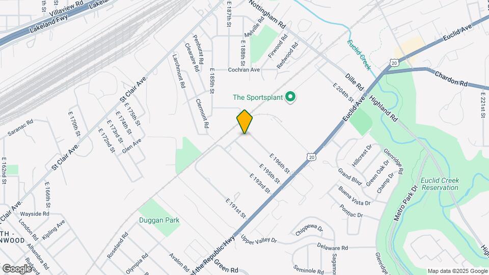 1450 E 196th St Map and Location Details