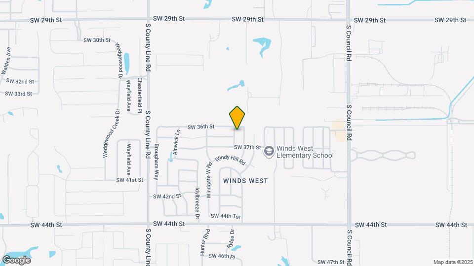 3708 Windrun Pl Map and Location Details