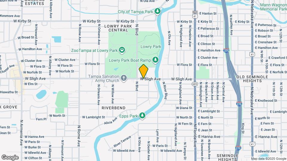 808 W Sligh Ave Mapa y Detalles de la Ubicación