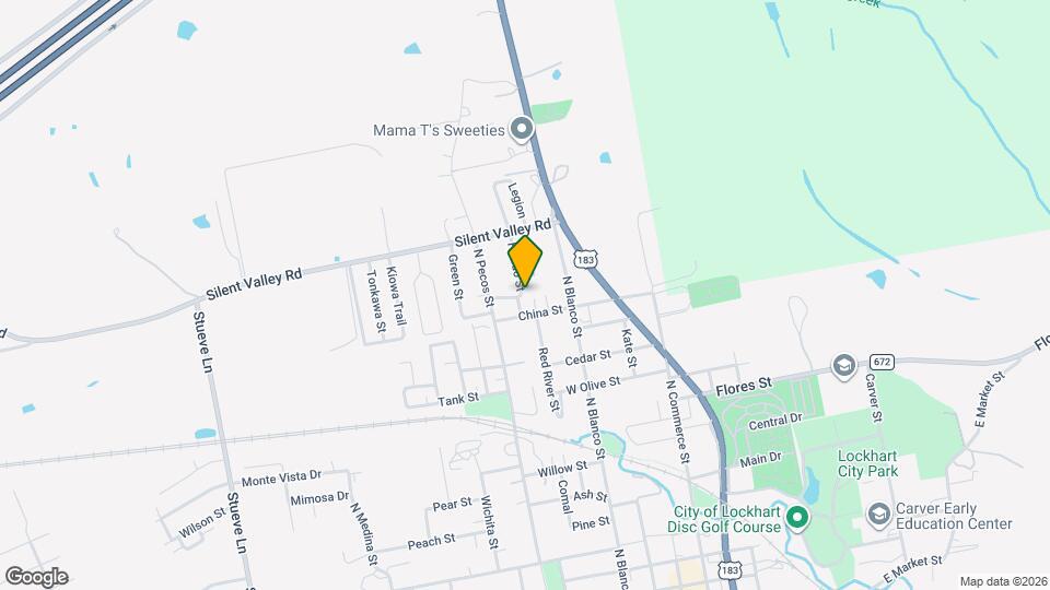 1300 Hondo St Map and Location Details