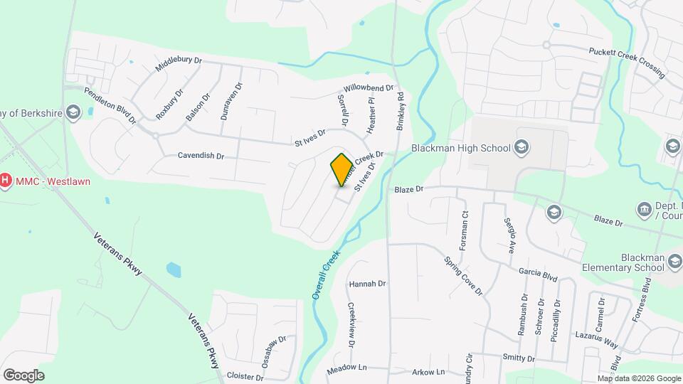 1214 Timber Creek Dr Map and Location Details