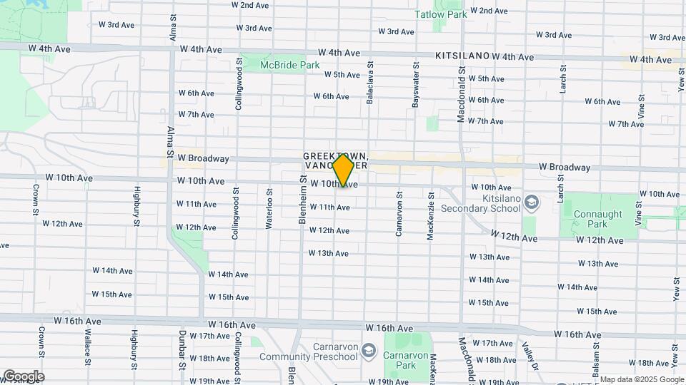 3174 W 10th Ave Map and Location Details