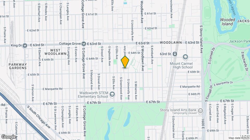 6449 S Greenwood Ave Mapa y Detalles de la Ubicación