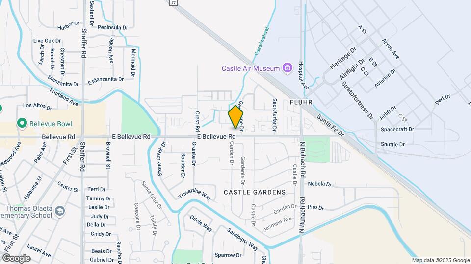 1275 E Bellevue Rd Map and Location Details