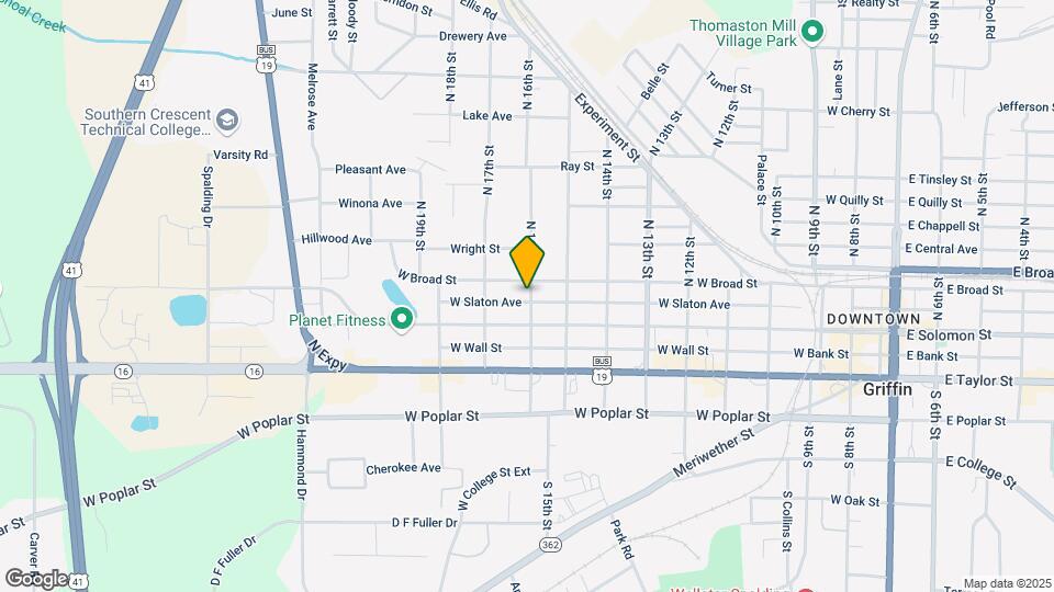 1001 W Slaton Ave Map and Location Details