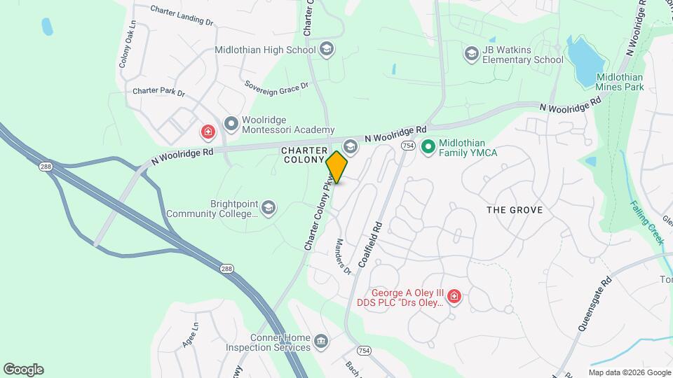 737 Woodland Creek Way Map and Location Details