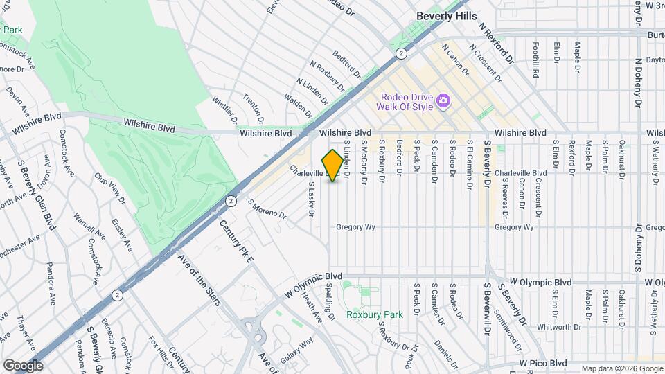 214 S Spalding Dr Map and Location Details