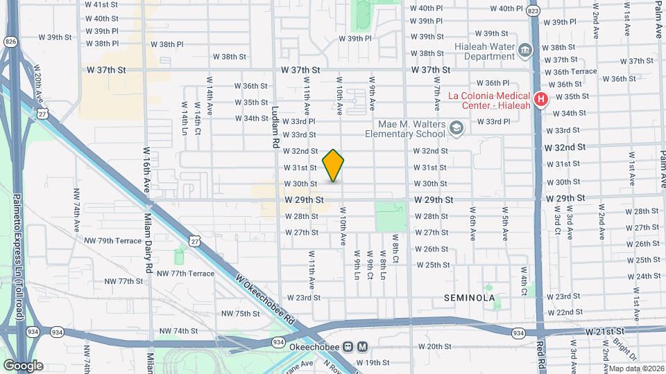 1028 W 30th St Map and Location Details