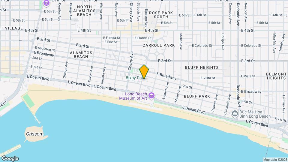 122 Junipero Ave, Unit Park Place Unit #B Mapa y Detalles de la Ubicación