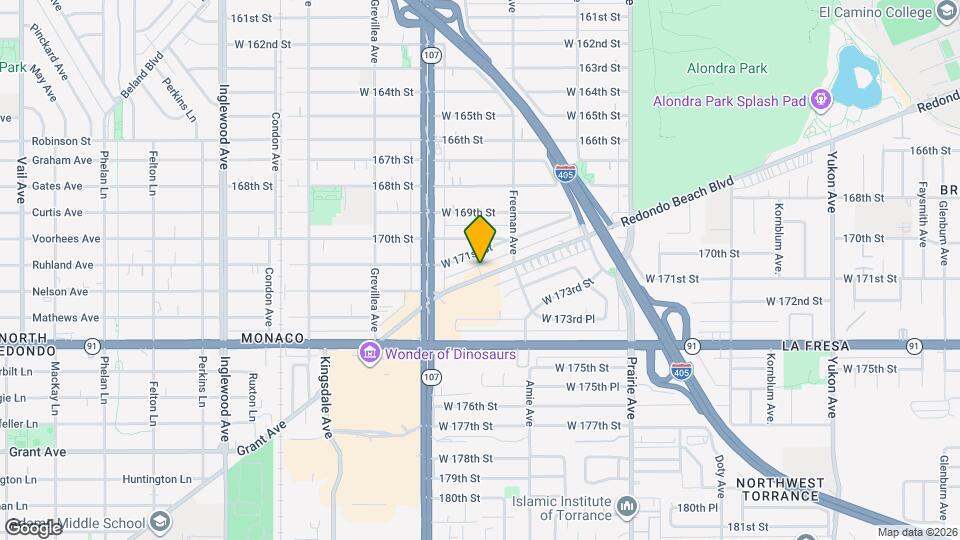 4241-4248 Redondo Beach Blvd Map and Location Details