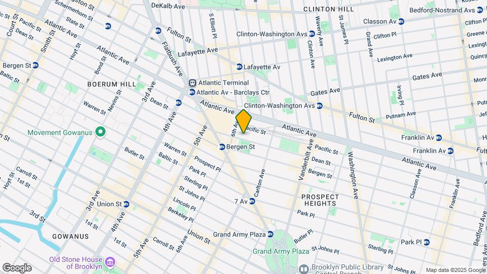 501 Dean Street Mapa y Detalles de la Ubicación