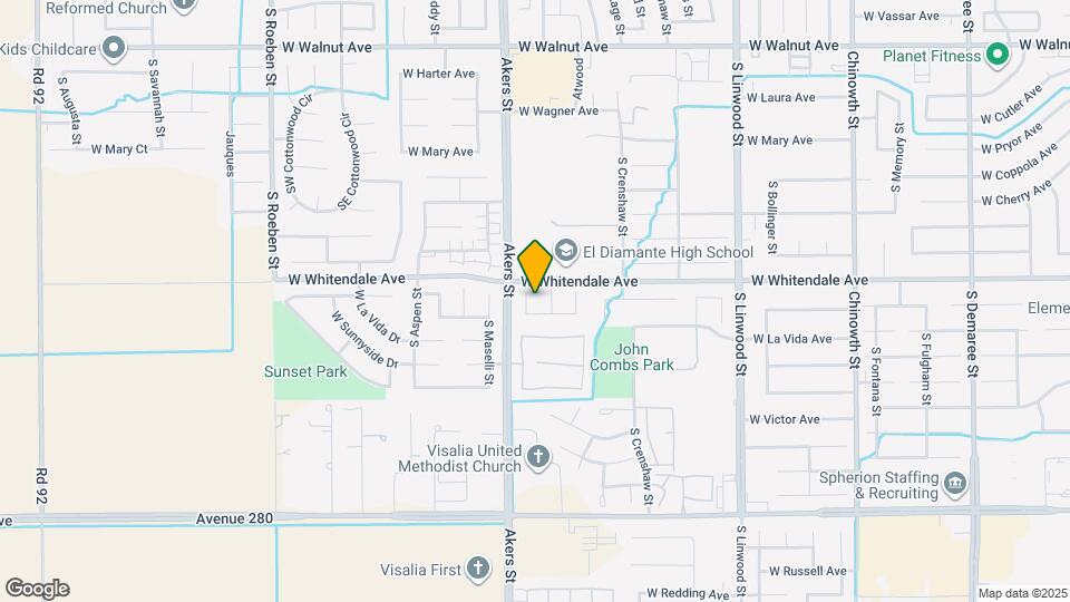 2826 S Avocado Ct Map and Location Details