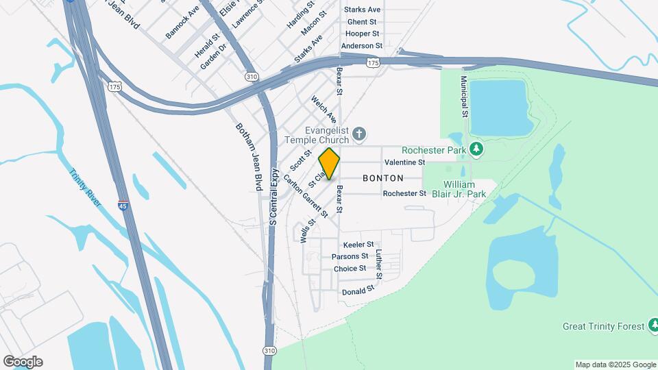 2434 Easley St Map and Location Details