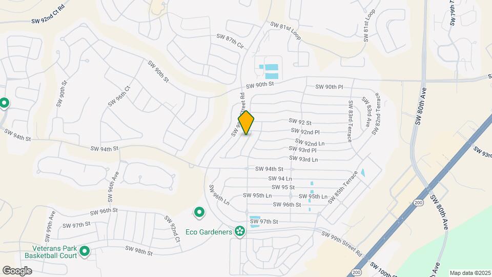 9290 SW 89th Terrace Map and Location Details