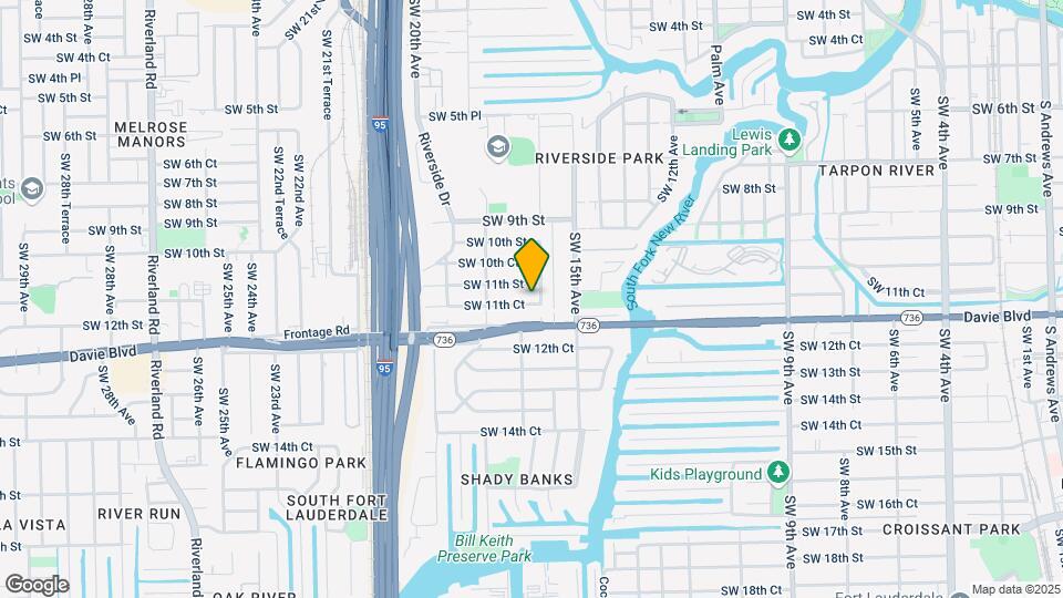 1601-1611-1611 SW 11th Ct Map and Location Details