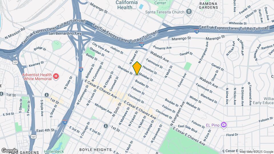 610 N Soto St Map and Location Details