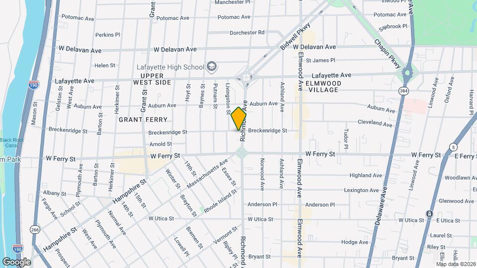 528 Richmond Ave Map and Location Details