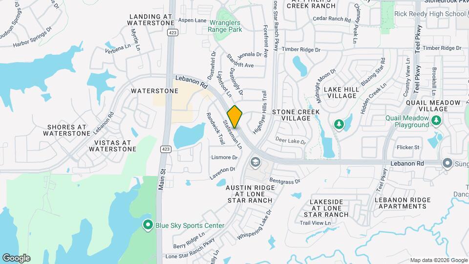 5322 Statesman Ln Map and Location Details