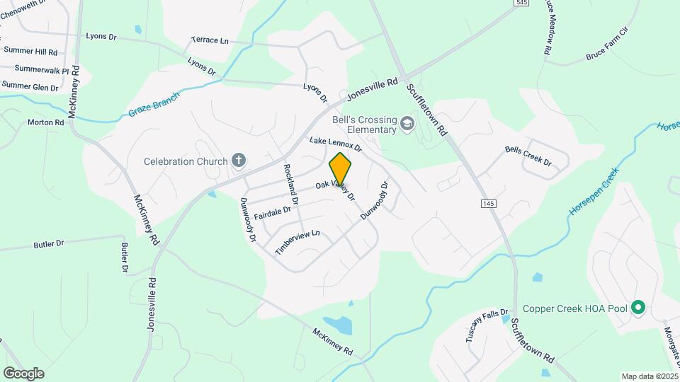 244 Oak Valley Dr Mapa y Detalles de la Ubicación