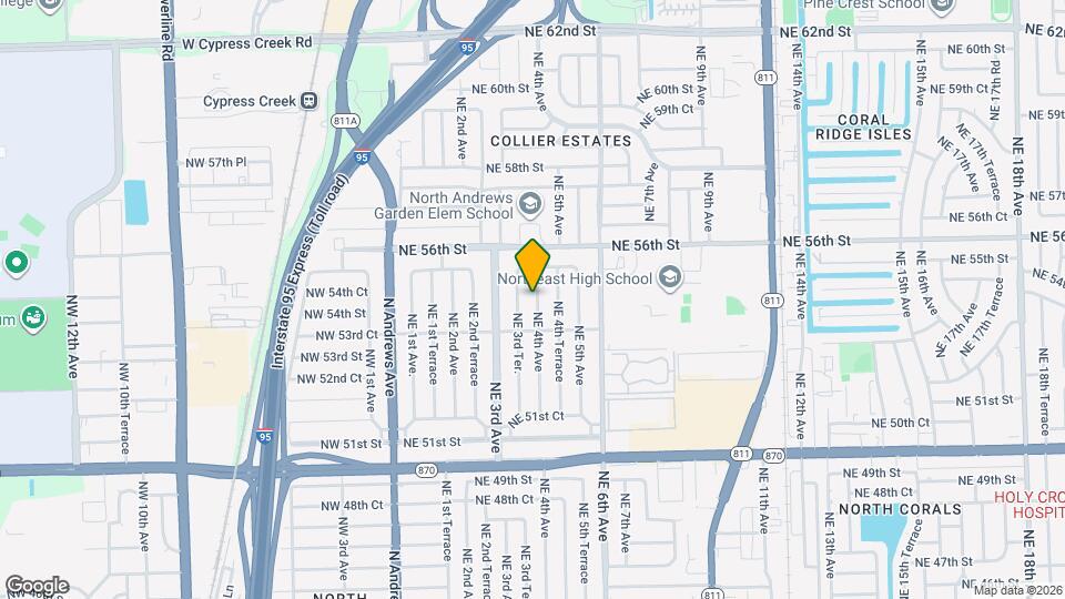 5409 NE 4th Ave Map and Location Details