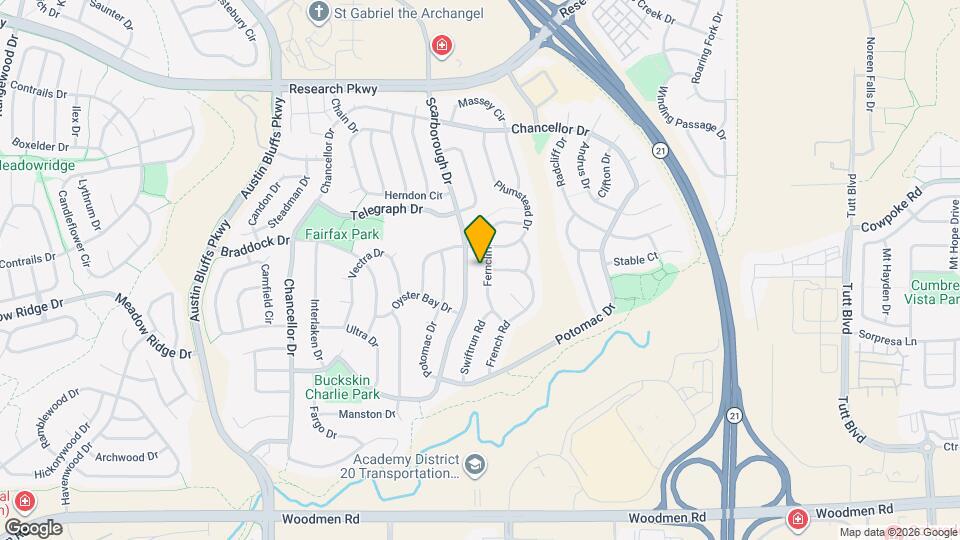 8006 Ferncliff Dr Map and Location Details