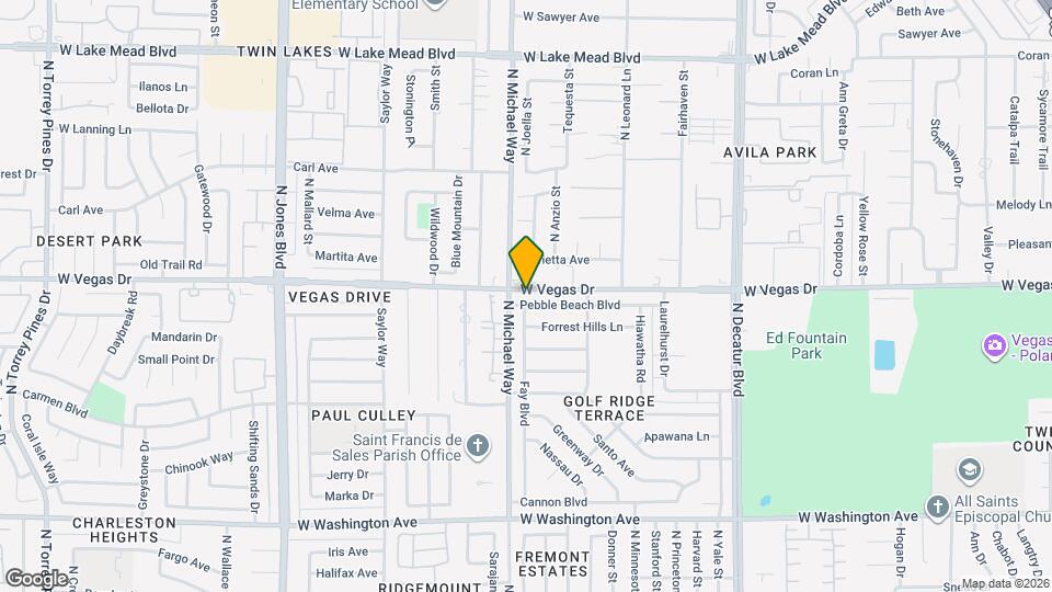 5240 Pebble Beach Blvd Map and Location Details