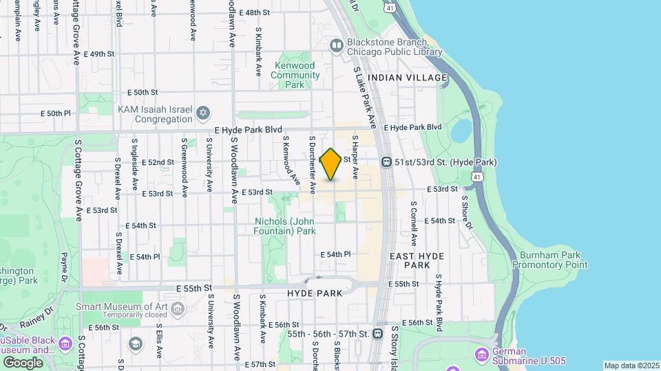 5228-5234 S Blackstone ave Map and Location Details