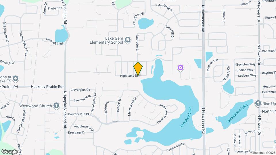 7455 High Lake Dr Map and Location Details