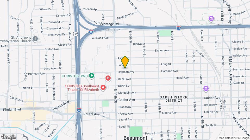 2640 Harrison Ave Map and Location Details