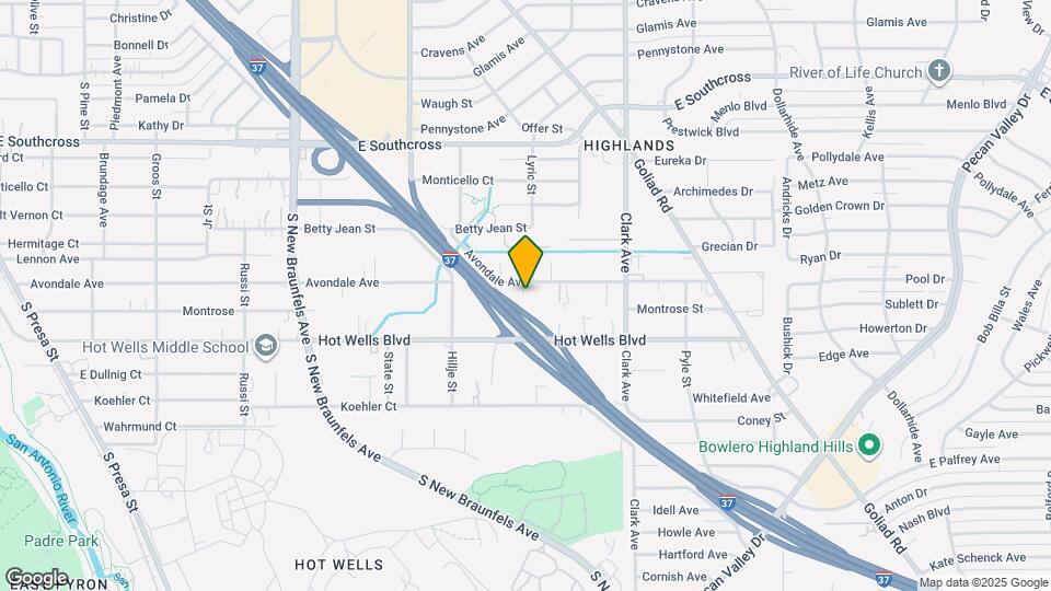 768 Avondale Ave Map and Location Details