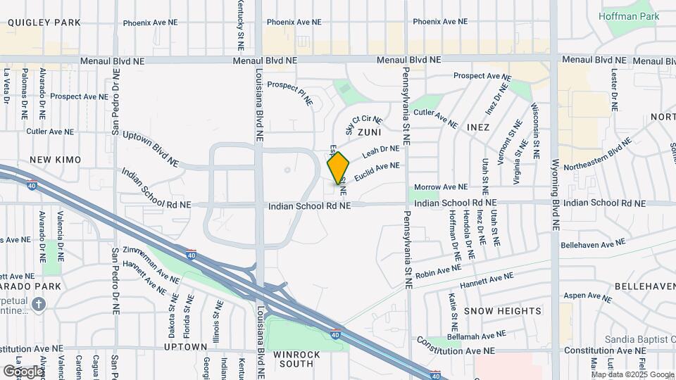 ABQ Uptown Apartments Map and Location Details