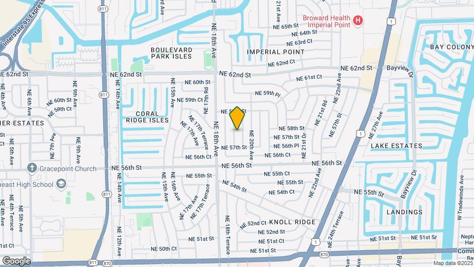 5740 NE 19th Ave Map and Location Details