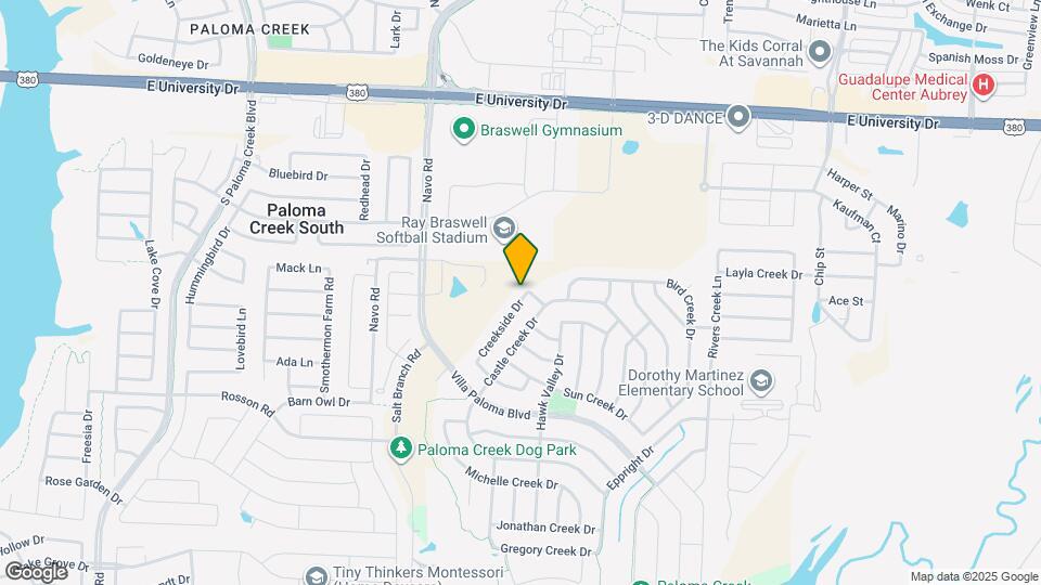 604 Creekside Dr Map and Location Details