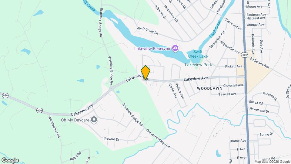 925 Lakeview Ave Map and Location Details