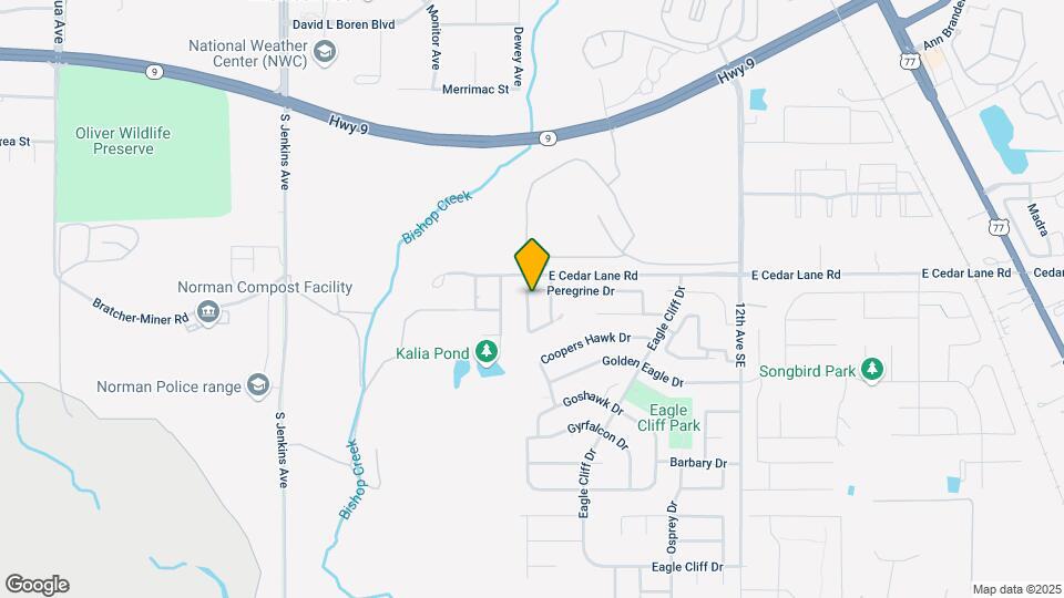 3609 Peregrine Dr Map and Location Details