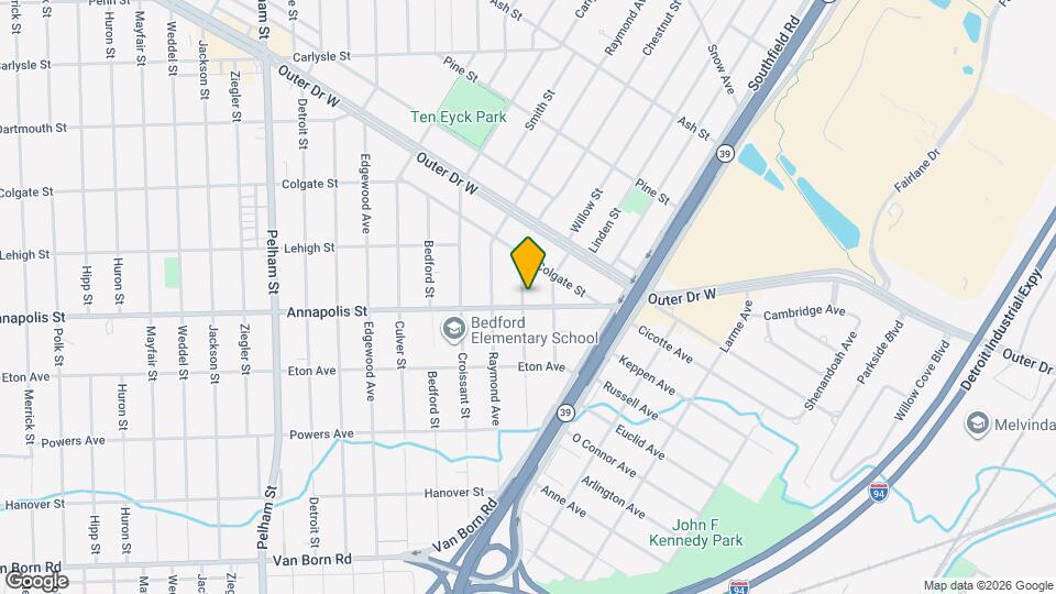 4565 Fleming St Map and Location Details