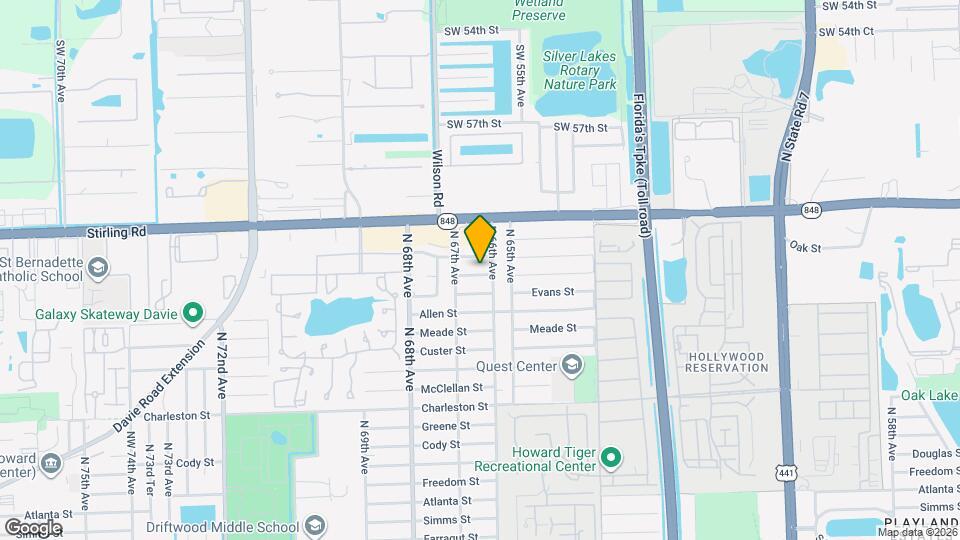 6621 Perry St Map and Location Details