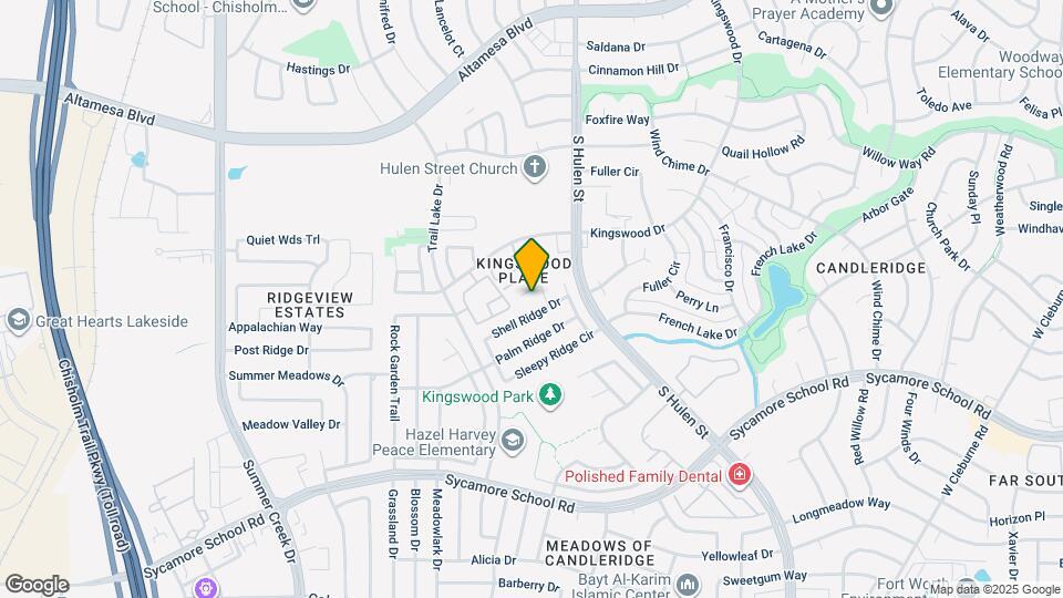 7312 Moon Ridge Ct Map and Location Details