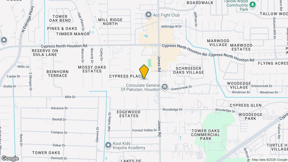 11115 Pigeon Bluff Dr Map and Location Details