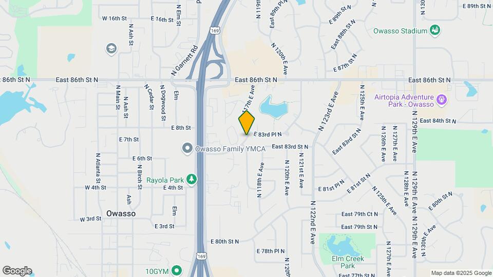 11706 East 83rd St N Map and Location Details