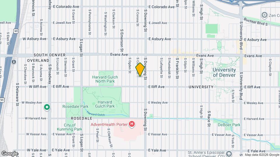 2246 S Corona St Map and Location Details