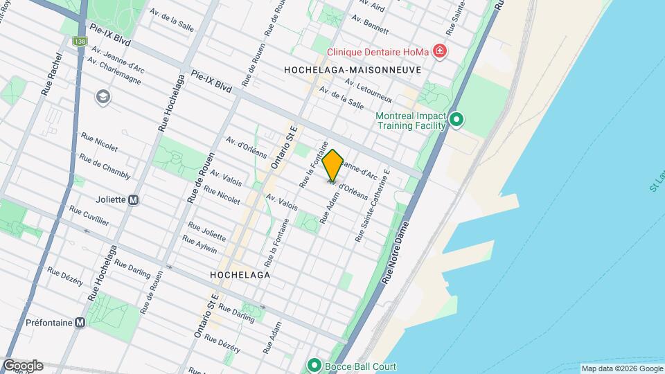 1614 D'orléans Av Map and Location Details