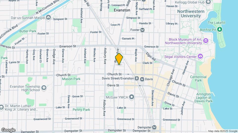 1720 Oak Ave Map and Location Details
