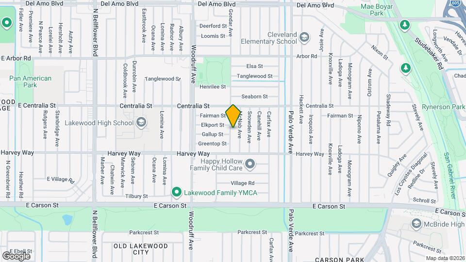 4404 Gondar Ave Map and Location Details