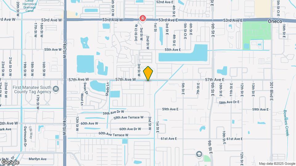 5708 2nd St W Map and Location Details