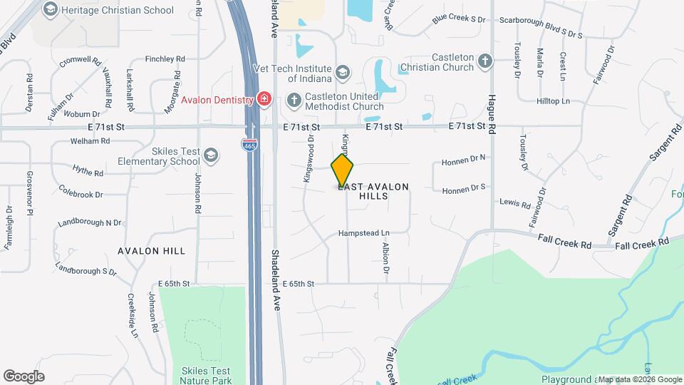 6830 Kingman Dr Map and Location Details